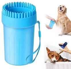 2 In 1 Hondenpoten Reiniger – Hondenborstel – Borstel Hond / Kat – Hondenpoot Reiniger – Huisdier Poot Wassen – Borstel – Hondenverzorging – Verzorging Hond – Honden Wassen – Schoonmaak Borstel – Kattenborstel