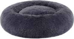 A.T. Shop Hondenmand, Donut Kattenbed, Fluffy Kalmerend Huisdierbed Met Afneembare, Wasbare Hoes, Zacht Lang Pluche, 50 Cm,
