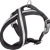 Adori Nylon Soft Harnas Cross Zwart&Reflecterend – Hondenharnas – 39-50X1.5 Cm -Hondenbenodigdhedenwinkel Adori Nylon Soft Harnas Cross ZwartampReflecterend Hondenharnas 39 50X1.5 cm