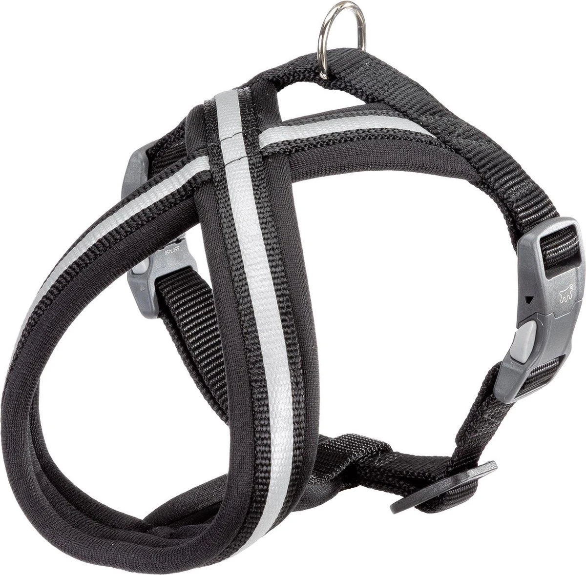 Adori Nylon Soft Harnas Cross Zwart&Reflecterend – Hondenharnas – 39-50X1.5 Cm 3 Adori Nylon Soft Harnas Cross Zwart&Reflecterend – Hondenharnas – 39-50X1.5 Cm