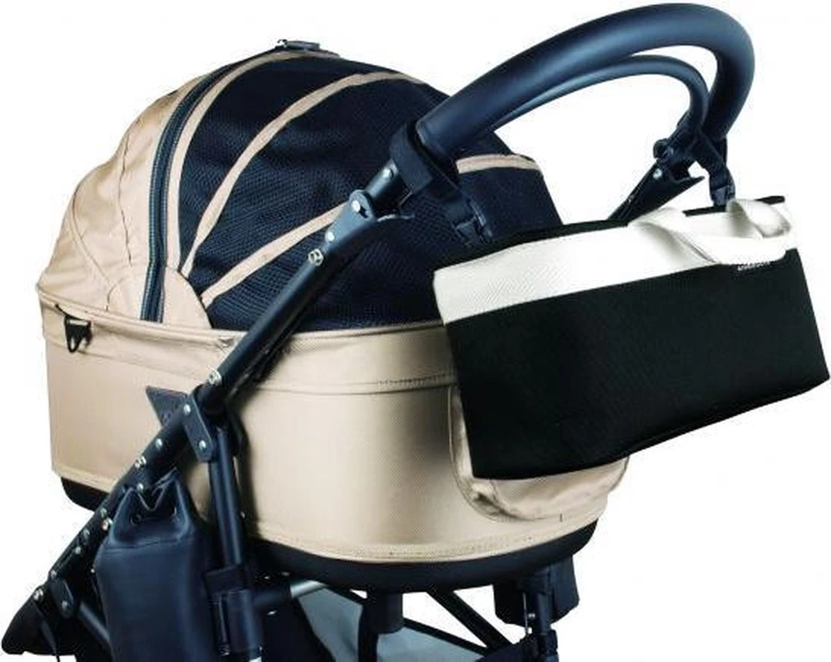 Airbuggy Handtas Hondenbuggy Cordura Organizer Wit 38X12X17 CM 3 Airbuggy Handtas Hondenbuggy Cordura Organizer Wit 38X12X17 CM