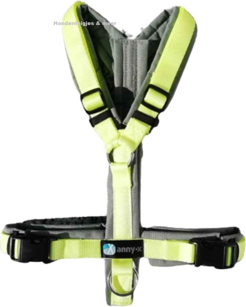 Annyx Hondentuig Limited Edition Maat M Grijs-lemon Geschikt Voor Borstomvang 62 Tot 74cm 3 Annyx Hondentuig Limited Edition Maat M Grijs-lemon Geschikt Voor Borstomvang 62 Tot 74cm