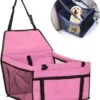 Autostoel Hond – Hondenmand Auto – Hondenstoel – Opvouwbaar – Roze -Hondenbenodigdhedenwinkel Autostoel Hond Hondenmand Auto Hondenstoel Opvouwbaar Roze