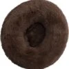 BEESSIES® Donut Hondenmand/kattenmand 50 Cm – Wasbare Hoes – Donkerbruin – Hond Kussen Mand -Hondenbenodigdhedenwinkel BEESSIES® donut hondenmandkattenmand 50 cm wasbare hoes donkerbruin hond kussen mand