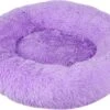 BEESSIES® Donut Hondenmand/kattenmand 50 Cm – Wasbare Hoes – Paars – Hond Kussen Mand -Hondenbenodigdhedenwinkel BEESSIES® donut hondenmandkattenmand 50 cm wasbare hoes paars hond kussen mand