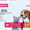 Beaphar Vlo Kill – Kleine Hond/Kat – Tot 11 Kg – 6 Tabletten