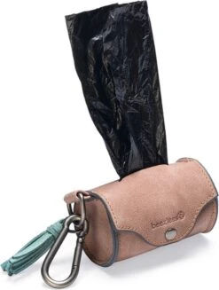 Beeztees Balacron Poepzakhouder Ot – Hond – Kunstleer – Kleur: Roze – Incl. 20 Zakjes