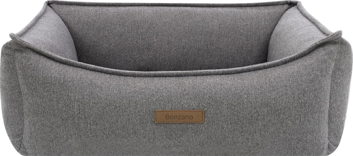 Benzano – Orthopedische Hondenmand – Wasmachine Wasbaar – Memory Foam – Lichtgrijs – 100 CM 3 Benzano – Orthopedische Hondenmand – Wasmachine Wasbaar – Memory Foam – Lichtgrijs – 100 CM