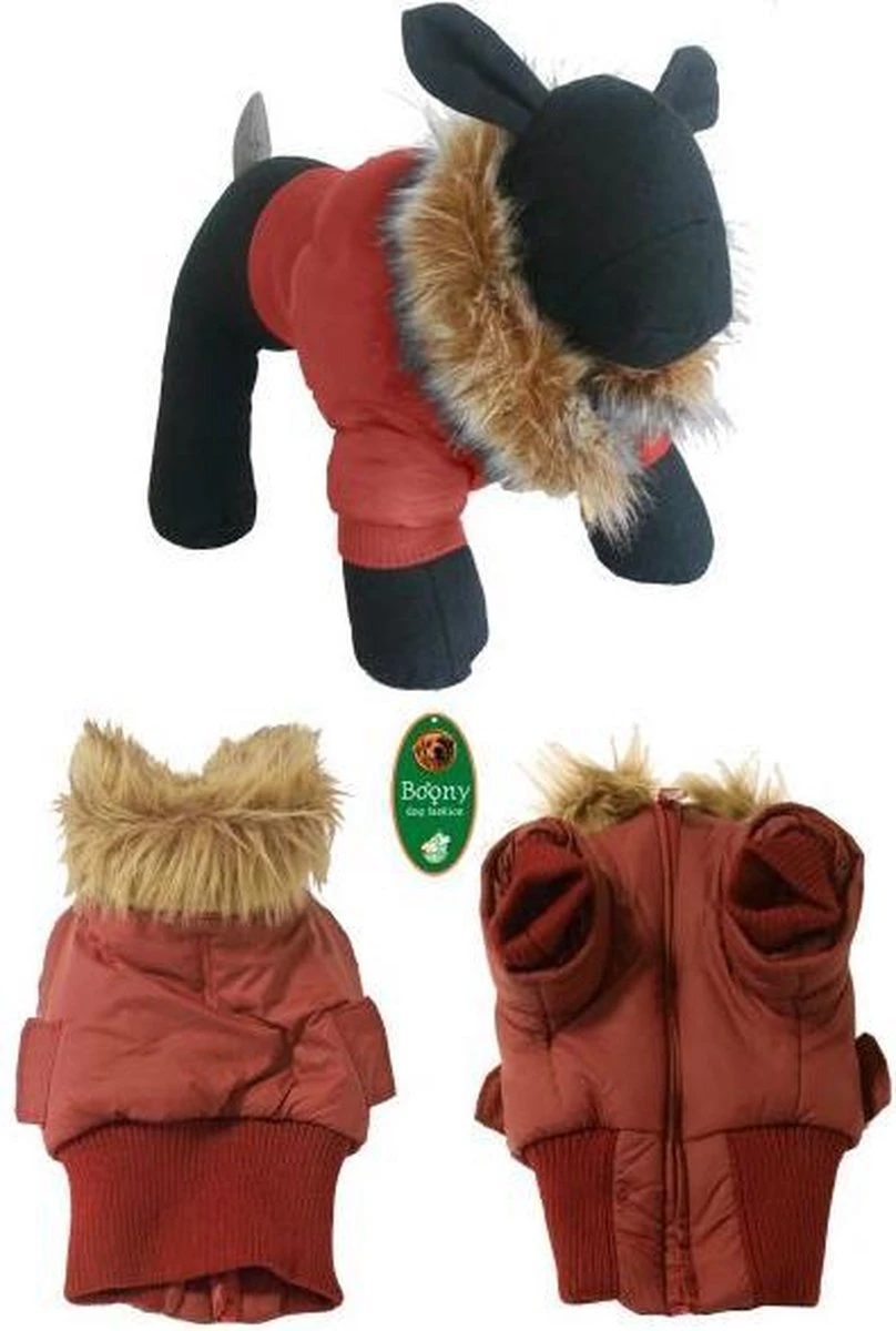 Boony Kleding Boony – Jas Stretcher+kraag Rood 44c 3 Boony Kleding Boony – Jas Stretcher+kraag Rood 44c