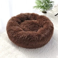 Comfy Sofa- Super Zachte En Kalmerende Bed Voor Honden En Katten- Hondenmand- Hondenbed-80cm- Bruin