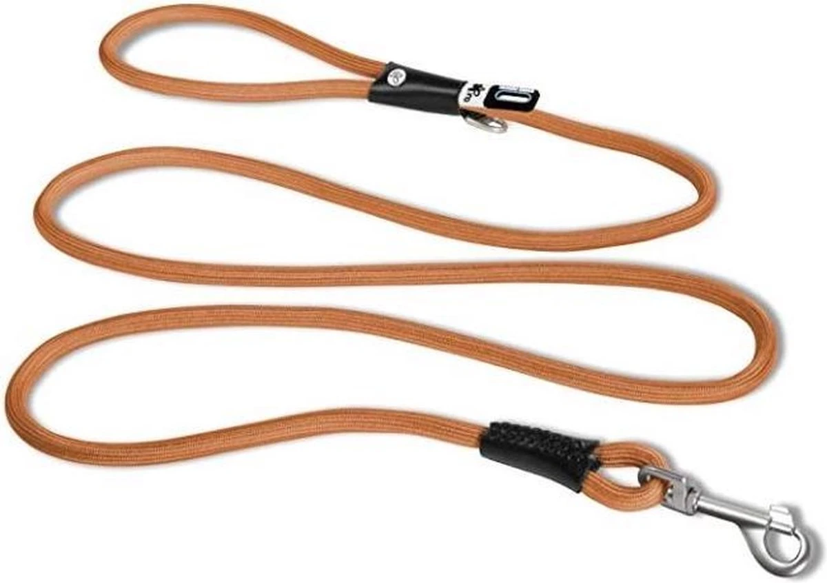 Curli Hondenlijn Stretch Comfort Leash 1×180 Cm Nylon Oranje