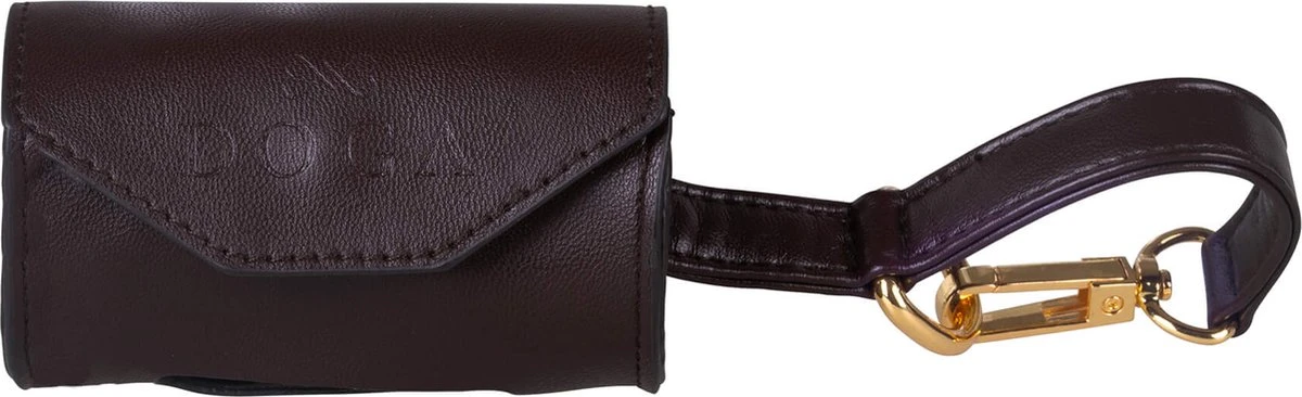 DOGA Honden Poepzakhouder – Poepzakjeshouder – Dispenser – Bruin – Goud – Vegan Leer – Bijpassende Riem En Halsband Mogelijk 3 DOGA Honden Poepzakhouder – Poepzakjeshouder – Dispenser – Bruin – Goud – Vegan Leer – Bijpassende Riem En Halsband Mogelijk