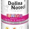 DOLINA NOTECI Premium Junior Rijk Aan Kalkoenharten – Natvoer Voor Puppy’s Van Middelgrote En Grote Rassen – 400g