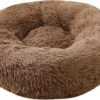 Dailyibed Hondenmand – Donut – Hondenkussen – Hondenbed – S – 40x40x16 Cm – Bruin