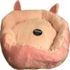 Dierenmand Rond Roze DIA56xH16CM – Hondenkussen – Katten Kussen – Dierenbed – Mand – Hondenmand – Kattenmand – Zacht – Puppy – Kitten