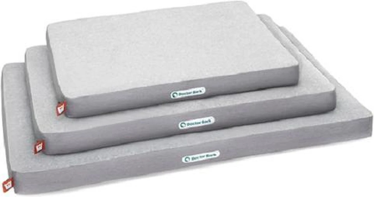 Doctor Bark Orthopedische Hondenmatras Lichtgrijs Melange M 3 Doctor Bark Orthopedische Hondenmatras Lichtgrijs Melange M