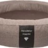 DoggyBed – Orthopedische Hondenmand – Soft Style – Rond Ø 120 – Bruin