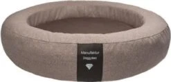 DoggyBed – Orthopedische Hondenmand – Soft Style – Rond Ø 120 – Bruin