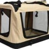 Dogs&Co Reisbench Compleet Beige 71x55x50 Cm Maat L -Hondenbenodigdhedenwinkel DogsampCo Reisbench compleet Beige 71x55x50 cm Maat L