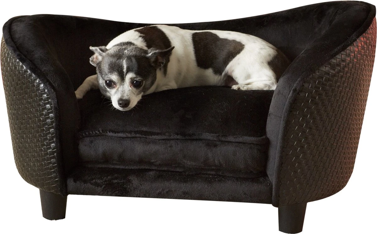 ENCHANTED PET | Enchanted Hondenmand Sofa Ultra Pluche Snuggle Wicker Bruin 3 ENCHANTED PET | Enchanted Hondenmand Sofa Ultra Pluche Snuggle Wicker Bruin