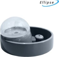 Ellipse Drinkfontein – Kat En Hond – Waterfontein – Donkergrijs – 1,5 L