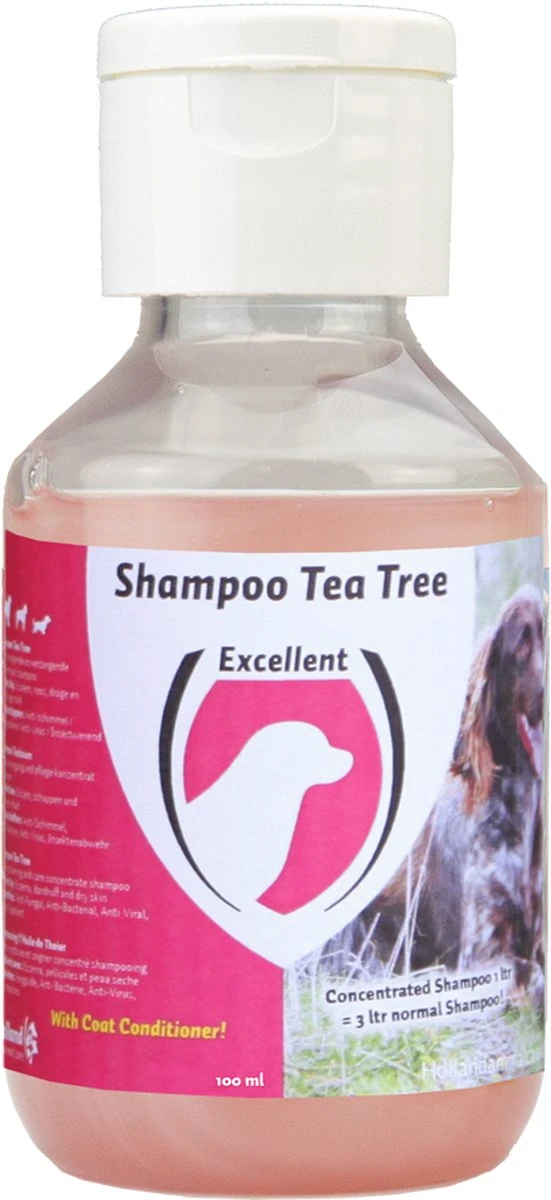 Excellent Shampoo – Sterk Reinigende En Verzorgende Concentraat Shampoo – Geschikt Voor Honden – Tea Tree – 100 Ml 3 Excellent Shampoo – Sterk Reinigende En Verzorgende Concentraat Shampoo – Geschikt Voor Honden – Tea Tree – 100 Ml