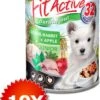 Fit Active – Hondenvoer – Blikvoer – Natvoer Hond – Puppy – Goose & Rabbit – 10 X 415g -Hondenbenodigdhedenwinkel Fit Active Hondenvoer Blikvoer Natvoer hond Puppy Goose amp Rabbit 10 x 415g