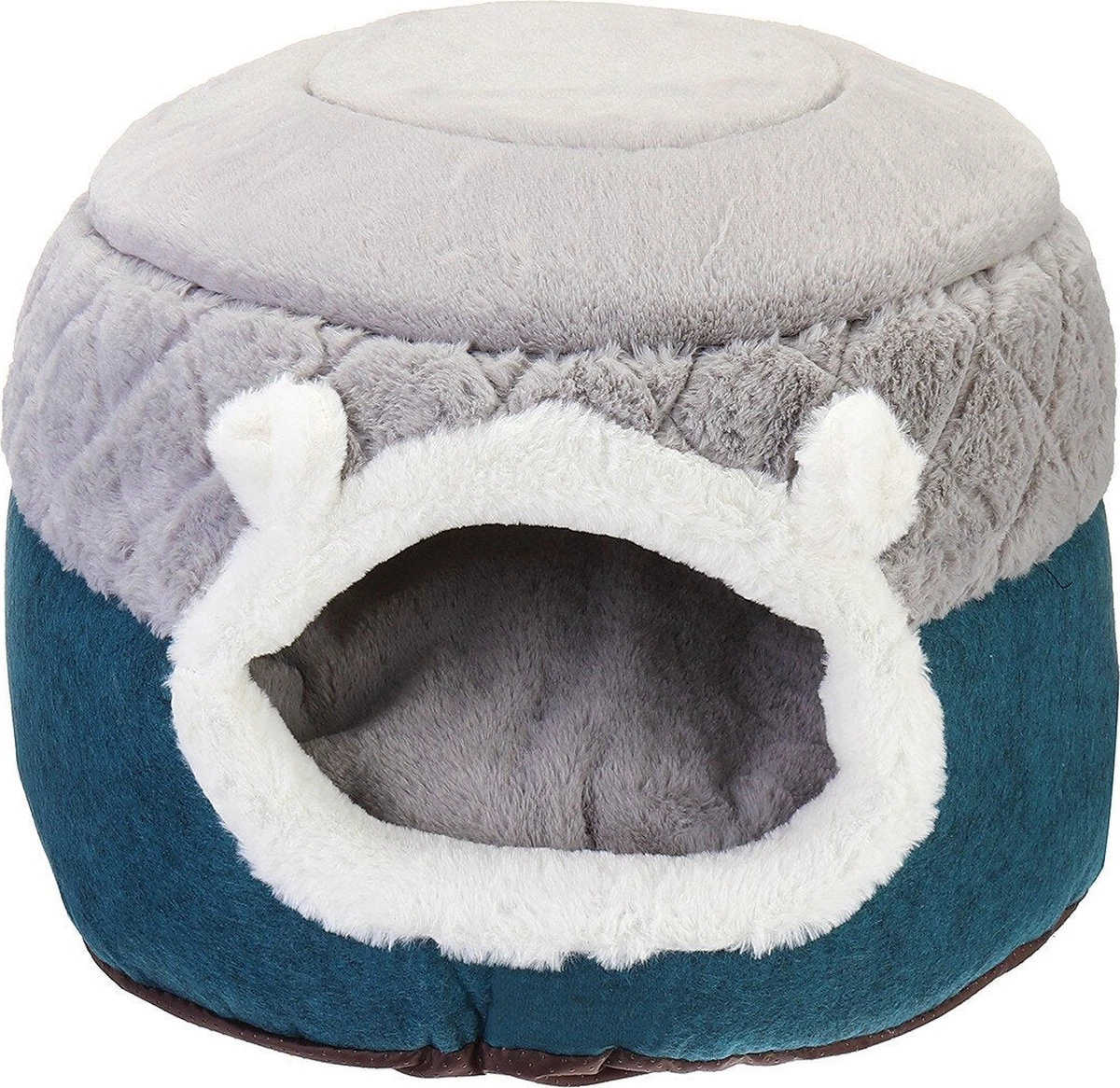 HOOPET® Apozia Dubbelzijdig Honden- En Kattenmand – Superzacht En Luxe – Wasbaar – Fluffy – Honden En Kattenkussen – Slaapzak – 40x40x31cm – Small – Blauw/Grijs 3 HOOPET® Apozia Dubbelzijdig Honden- En Kattenmand – Superzacht En Luxe – Wasbaar – Fluffy – Honden En Kattenkussen – Slaapzak – 40x40x31cm – Small – Blauw/Grijs
