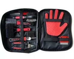 Honden Verzorging Set En Ontharing Kit. Huisdieren Grooming Gereedschap