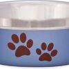 Honden Voerbak & Drinkbak – Vaatwasmachinebestendig, Met Antislip En Antibacteriële RVS Binnenzijde – Loving Pets Bella Bowl – 8 Kleuren In Small Tot Extra-Large – Kleur: Metallic Blueberry, Maat: Medium – 750ml -Hondenbenodigdhedenwinkel Honden Voerbak amp Drinkbak Vaatwasmachinebestendig met Antislip en Antibacteriele RVS binnenzijde Loving Pets Bella Bowl 8 kleuren in Small 3