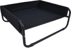 Hondenbed L – Honden Stretscher L Zwart – Honden Ligbed Zwart L – Honden Ligbed Stretcher – Hondenbed Op Pootjes