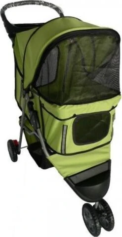 Hondenbuggy Groen Met 3 Wielen