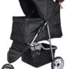 Hondenbuggy Zwart 3-wieler – Huisdieren Wandelwagen Inklapbaar – Dogs&Co 2 Hondenbuggy Zwart 3-wieler – Huisdieren Wandelwagen Inklapbaar – Dogs&Co -Hondenbenodigdhedenwinkel Hondenbuggy Zwart 3 wieler Huisdieren wandelwagen inklapbaar DogsampCo