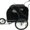 Hondenfietskar Jogger Medium / Large Zwart -Hondenbenodigdhedenwinkel Hondenfietskar Jogger Medium Large zwart