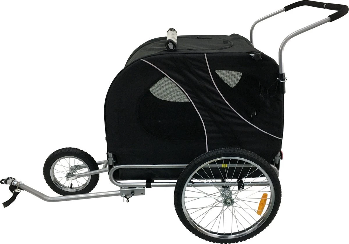 Hondenfietskar Jogger Medium / Large Zwart 3 Hondenfietskar Jogger Medium / Large Zwart