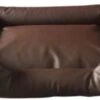 Hondenmand Sofa Skai Leer Bruin 120 X 90 Cm