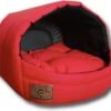 Hondenmand – Kleine Hond – Box 45 X 49 X 36 Cm – Rood – Hondenbed -Hondenbenodigdhedenwinkel Hondenmand kleine hond box 45 x 49 x 36 cm rood hondenbed 1