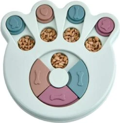 Hondenpuzzel Voor Honden – Honden Speelgoed Intelligentie – Honden Snacks – Blauwe Hondenpoot – Trimmi