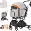 Hondenwagen / Pet Stroller, Foldable -meet Wielen, Huisdier, Hondenbuggy, Buggy, Honden, Katten, Huisdier, Stroller, Honden, Buggy, -Hondenbenodigdhedenwinkel Hondenwagen Pet stroller foldable meet wielen huisdier hondenbuggy buggy honden katten huisdier stroller honden buggy