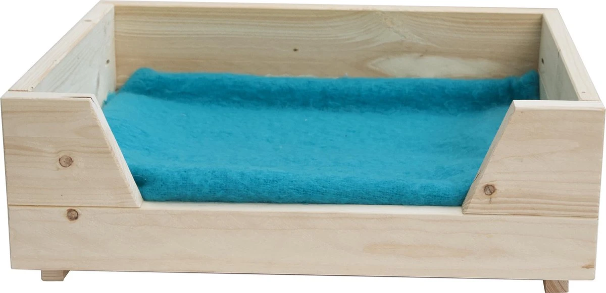 Houten Hondenmand – Steigerhout – 106 X 76 Cm 3 Houten Hondenmand – Steigerhout – 106 X 76 Cm