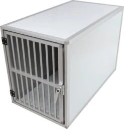 Hundos Pro Autobench Recht Model 100x55x67 Cm Met Spijlen