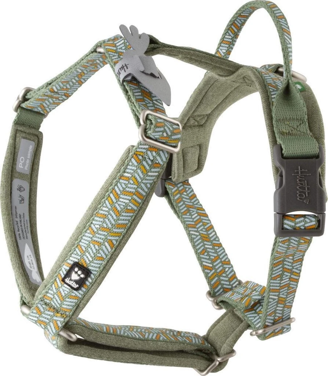 Hurtta Hondentuig – Hondenharnas – Y-harness – Kleur: Hedge – Maat: 45-55 Cm 3 Hurtta Hondentuig – Hondenharnas – Y-harness – Kleur: Hedge – Maat: 45-55 Cm