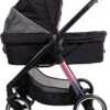 Ibiyaya Retro Hondenbuggy Luxe Stroller – Prism Black – 84x66x102cm -Hondenbenodigdhedenwinkel Ibiyaya Retro Hondenbuggy Luxe Stroller Prism Black 84x66x102cm
