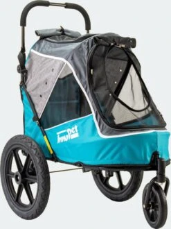 InnoPet Sporty Evolution – Hondenfietskar – Ocean Blue – 88x63x106.5cm