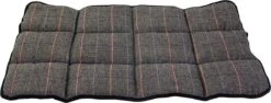 Jack And Vanilla Benchmat – Dierenmat – Hondenmat – TARTAN – Bench Mat – Grijs – M – 73x45cm