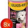 Julius K9 Julius-K9 – Hondenvoer – Blikvoer – Natvoer – Adult – Lamb & Rice – 8 X 1240g -Hondenbenodigdhedenwinkel Julius K9 Hondenvoer Blikvoer Natvoer Adult Lamb amp rice 8 x 1240g 1