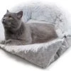 Kattenmand -Cat Bed Wasbaar 2 In 1 Kat Bed Pluche Zachte Ronde Slaapkat Sofa Pluizig Kat Bed Kleine Dog Bed Cat Deken Dier Bed Cat Bed Cat Bed Bed Voor Katten (WK 02129)