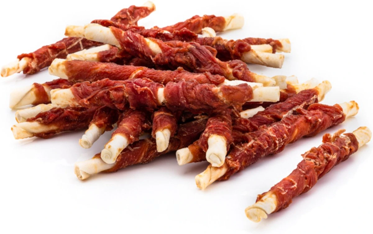 Kip Twist- Gedroogde Hondensnacks – Kauw Snack – Hond – 3kg (30x100g) 3 Kip Twist- Gedroogde Hondensnacks – Kauw Snack – Hond – 3kg (30x100g)