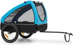 Klarfit Husky Hondenfietskar 250 Liter – 75 X 87,5 X 146 Cm (BxHxD) – Past Bij Alle Fietsen Met 26-28″ – Belastbaarheid Van 45 Kg
