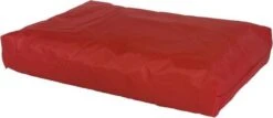 Losse Hoes Hondenkussen Nylon Rood Maat 100x70x15 Cm